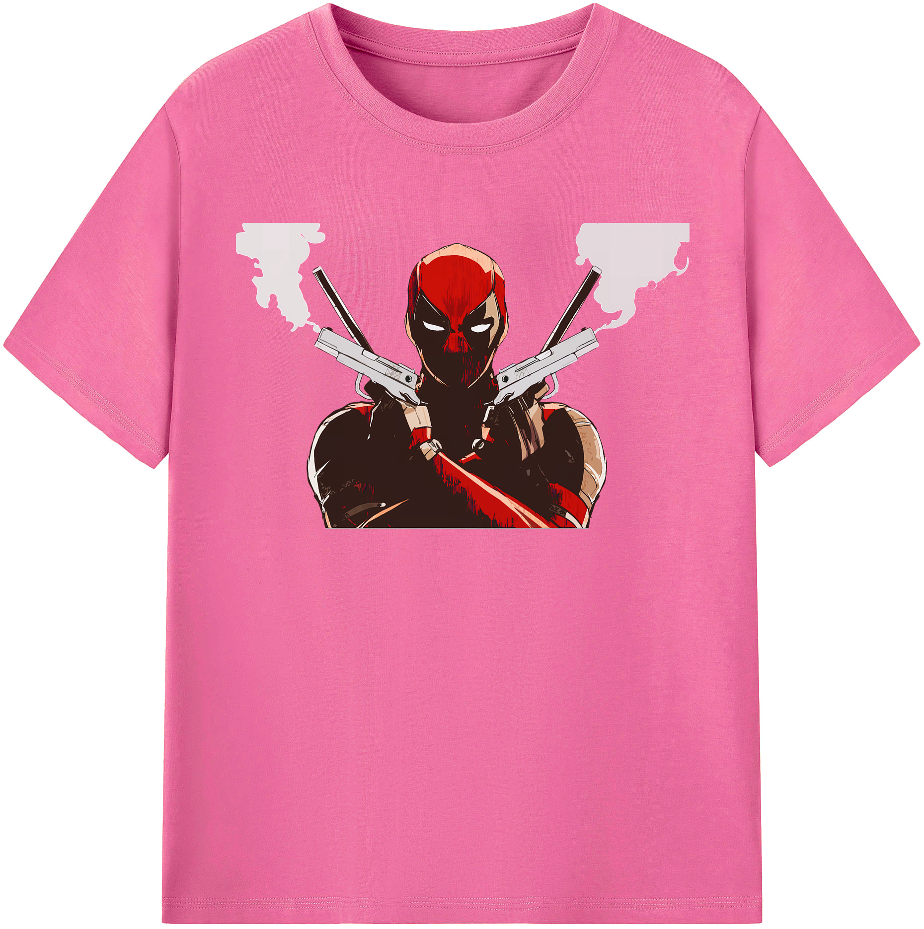 （画像用） Deadpool デッドプール レディースカジュアルプリントTシャツ（綿100％）
